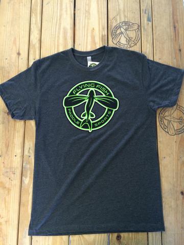 Flying Fish Circle Logo t-shirt: Charcoal Grey